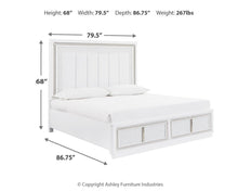 Load image into Gallery viewer, Chalanna Upholstered Storage Bed