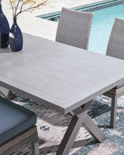 Load image into Gallery viewer, Half Moon Beach Outdoor Dining Table - 46 Furniture and Mattress Gallery
