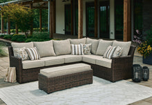 Load image into Gallery viewer, Brook Ranch Outdoor Sofa Sectional/Bench with Cushion (Set of 3)