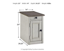 Load image into Gallery viewer, Bolanburg Chairside End Table with USB Ports & Outlets