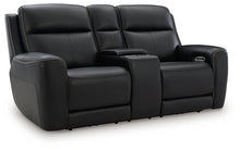 Load image into Gallery viewer, 5Z-Relaxation Power Reclining Loveseat with Console - 46 Furniture and Mattress Gallery