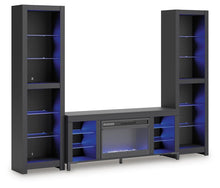 Load image into Gallery viewer, Cayberry Entertainment Center with Electric Fireplace