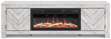 Load image into Gallery viewer, Cayboni 71" TV Stand with Electric Fireplace