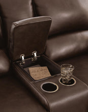 Load image into Gallery viewer, Alessandro Power Reclining Loveseat with Console
