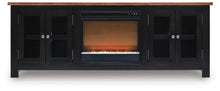 Load image into Gallery viewer, Wildenauer 76" TV Stand with Electric Fireplace