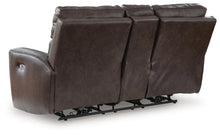 Load image into Gallery viewer, Crossplex Power Reclining Loveseat with Console