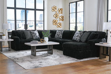 Load image into Gallery viewer, Midnight-Madness Sectional with Chaise