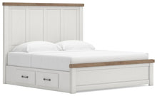 Load image into Gallery viewer, Ashley Savonport King Panel Bed with Storage