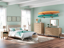 Load image into Gallery viewer, Cielden Upholstered Bed with Roll Slats