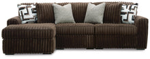 Load image into Gallery viewer, Midnight-Madness Sectional with Chaise - Chocolate