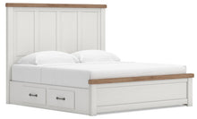 Load image into Gallery viewer, Ashley Savonport King Panel Bed with Storage — Plus