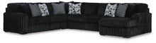 Load image into Gallery viewer, Midnight-Madness Sectional with Chaise - Onyx