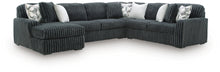 Load image into Gallery viewer, Midnight-Madness Sectional with Chaise - Gunmetal