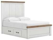 Load image into Gallery viewer, Ashley Savonport Full Panel Bed with Storage