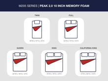Load image into Gallery viewer, Peak 2.0 10 Memory Foam Mattress