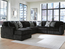 Load image into Gallery viewer, Midnight-Madness Sectional with Chaise - Onyx