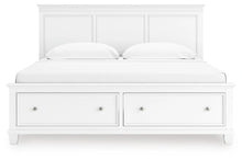 Load image into Gallery viewer, Fortman Panel Storage Bed