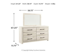 Load image into Gallery viewer, Cambeck Dresser and Mirror
