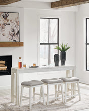 Load image into Gallery viewer, Robbinsdale Counter Height Dining Table and 3 Barstools Set
