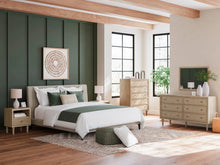 Load image into Gallery viewer, Cielden Upholstered Bed with Roll Slats
