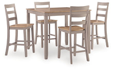 Load image into Gallery viewer, Harperfeld Counter Height Dining Table and 4 Counter Stools
