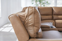 Load image into Gallery viewer, DeepWakes Reclining Sectional with Storage Console
