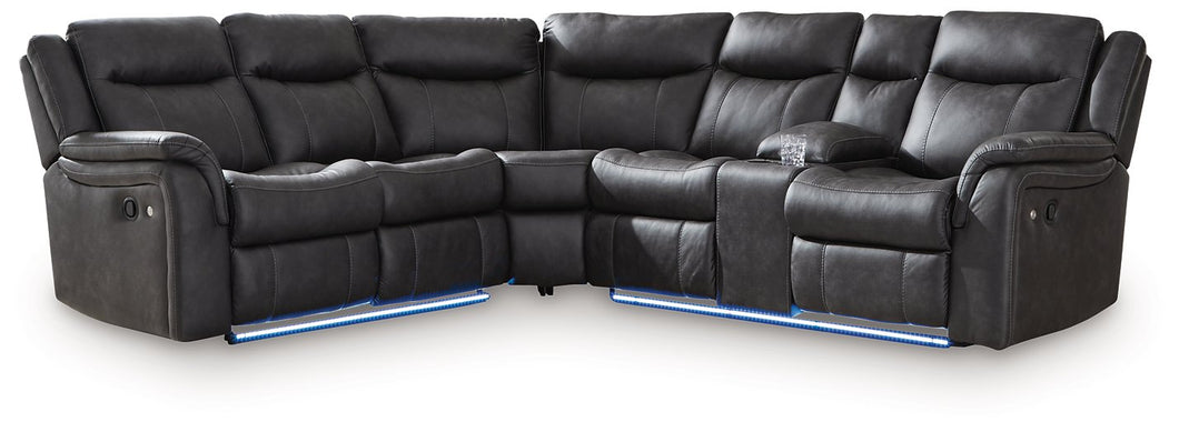 Sultan Meadow Reclining Sectional - 46 Furniture and Mattress Gallery