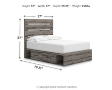 Load image into Gallery viewer, Graystorm Bed with Storage
