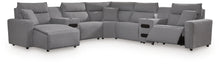 Load image into Gallery viewer, Modmax II Power Reclining Sectional with Chaise and Audio Consoles
