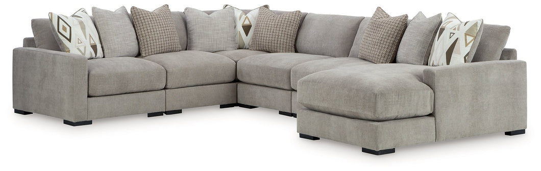 Aslan Court Sectional with Chaise - 46 Furniture and Mattress Gallery