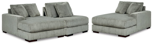 Lindyn Sectional with Double Chaise - 46 Furniture and Mattress Gallery