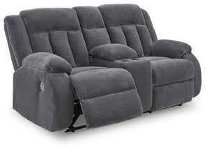 Observation Power Reclining Loveseat with Console - 46 Furniture and Mattress Gallery