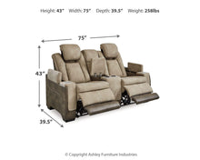 Load image into Gallery viewer, Next-Gen DuraPella Power Reclining Loveseat with Console
