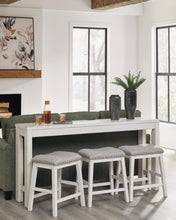 Load image into Gallery viewer, Robbinsdale Counter Height Dining Table and 3 Barstools Set
