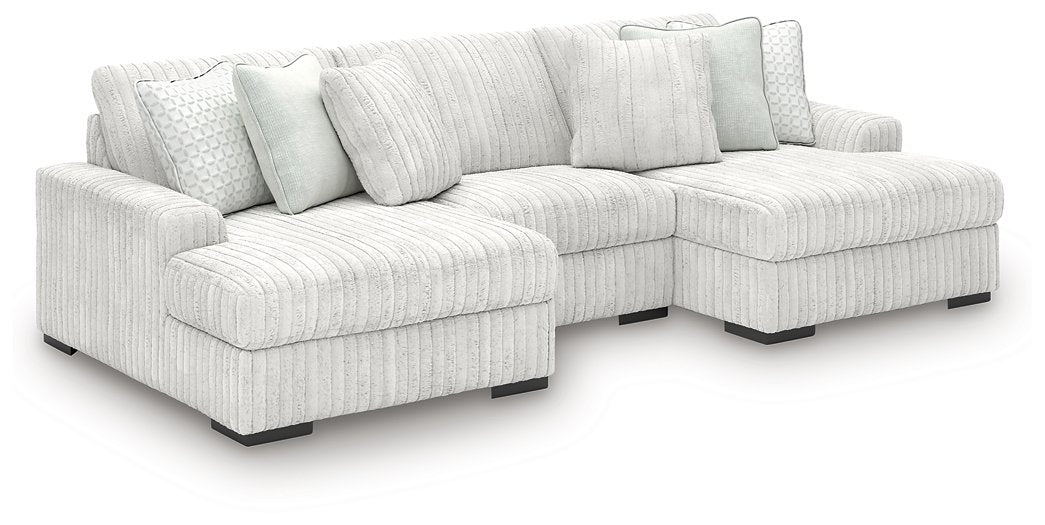 Stupendous Sectional with Double Chaise - 46 Furniture and Mattress Gallery