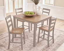 Load image into Gallery viewer, Harperfeld Counter Height Dining Table and 4 Counter Stools
