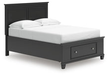 Load image into Gallery viewer, Lanolee Panel Storage Bed
