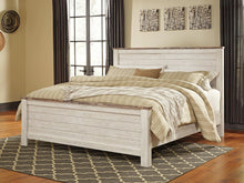 Load image into Gallery viewer, Willowton Panel Bed with Mirrored Dresser &amp; 2 Nightstands
