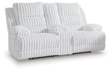 Load image into Gallery viewer, Rhines Falls Power Reclining Loveseat with Console - 46 Furniture and Mattress Gallery
