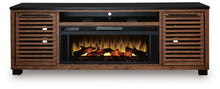 Load image into Gallery viewer, Kallari 84" TV Stand with Electric Fireplace
