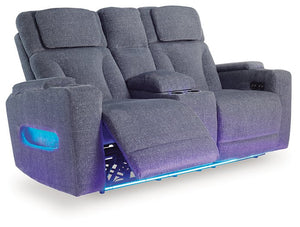 Studio Cave Power Reclining Loveseat with Console - 46 Furniture and Mattress Gallery
