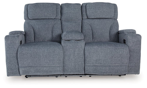Studio Cave Power Reclining Loveseat with Console - 46 Furniture and Mattress Gallery