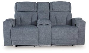 Studio Cave Power Reclining Loveseat with Console - 46 Furniture and Mattress Gallery