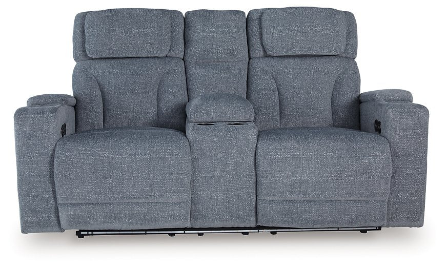 Studio Cave Power Reclining Loveseat with Console - 46 Furniture and Mattress Gallery