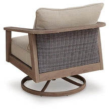 Load image into Gallery viewer, Harmony Headlands Outdoor Swivel Lounge with Cushion
