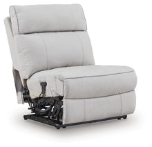 Load image into Gallery viewer, Social Pointe Reclining Sectional with Storage Consoles

