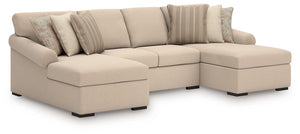 LadyMae Sectional with Chaise - 46 Furniture and Mattress Gallery