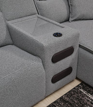 Load image into Gallery viewer, Modmax II Power Reclining Sectional with Chaise and Audio System
