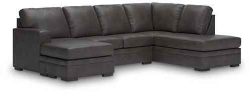 Lofton-Pike Sectional with Chaise - 46 Furniture and Mattress Gallery
