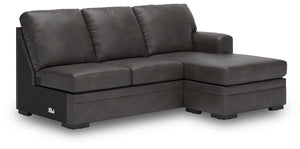 Lofton-Pike Sectional with Chaise - 46 Furniture and Mattress Gallery